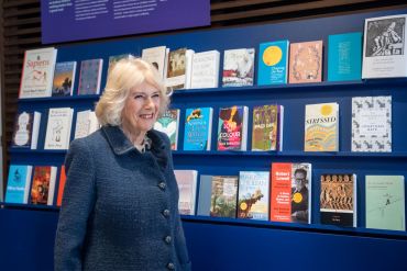 Image of Her Royal Highness The Duchess of Cornwall on her visit to the Weston Library, part of the  Bodleian Libraries, Oxford University.