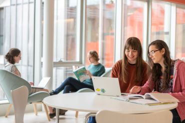 Image of students working in the Undergraduate Centre