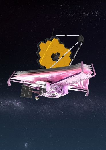 Artist conception of the James Webb Space Telescope. Credit: NASA GSFC/CIL/Adriana Manrique Gutierre