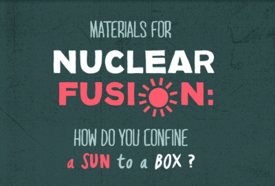 Reads - materials for nuclear fusion: how do you confine a sun to a box?