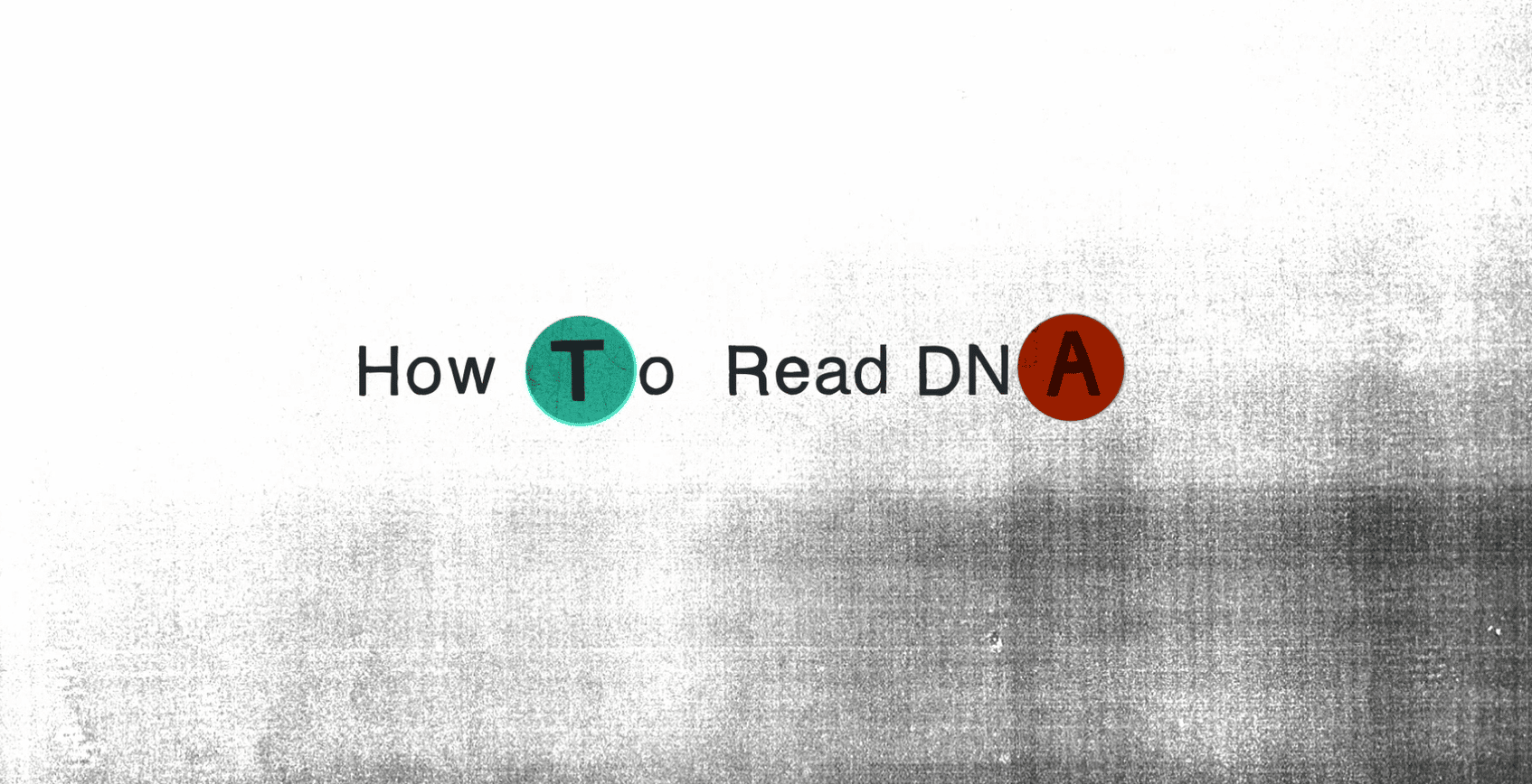 reads How to read DNA