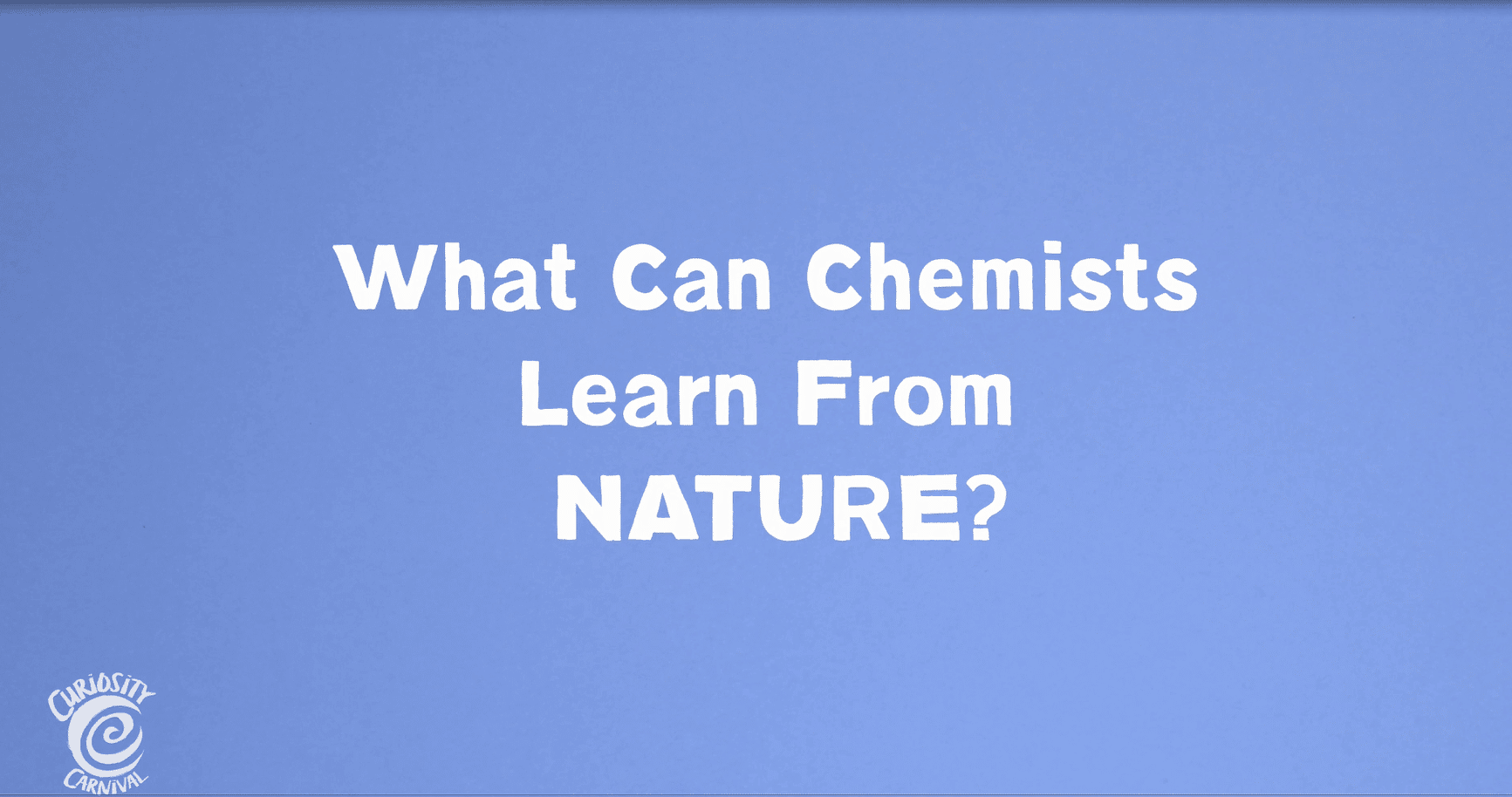 Reads what can chemists learn from nature?