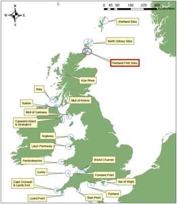 Map of the UK, showing where Misha's research is focused