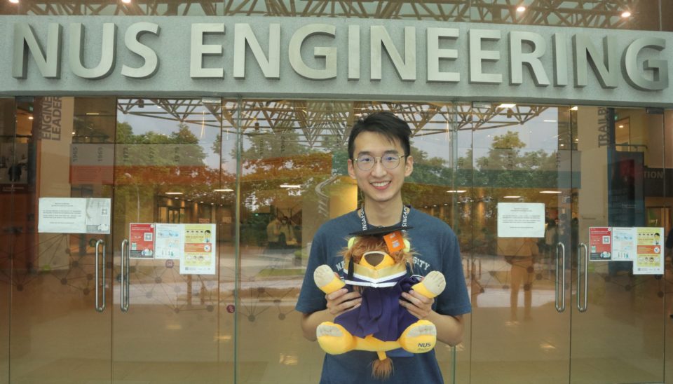 Photo of Zhiyao Luo as a Masters student at University of Singapore