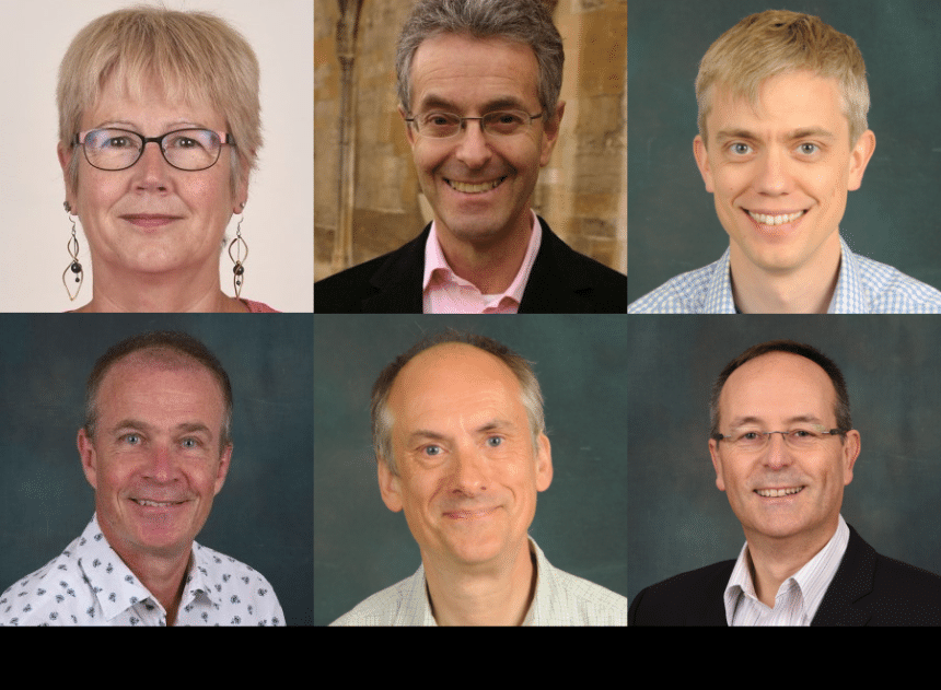 Professor Jane Langdale, Lord John Krebs, Professor Steve Kelly, Professor John MacKay, Professor Nick Harberd, and Professor Lars Østergaard.