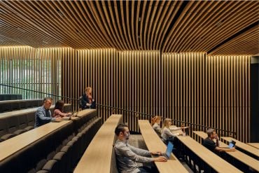 One of the new lecture theatres (c) NBBJ/ Ty Coles