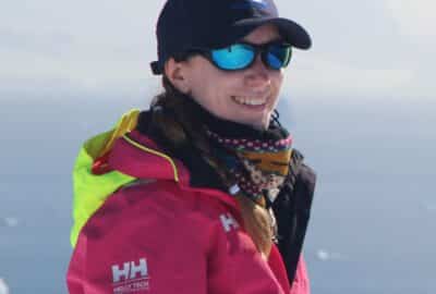 Fiona Suttle on the Antarctic Peninsula (profile image)